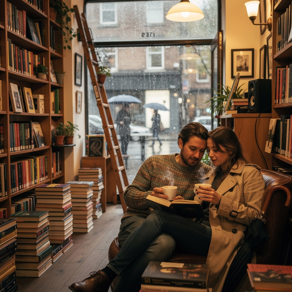 新着書籍の紹介ポスター、目を引くデザイン