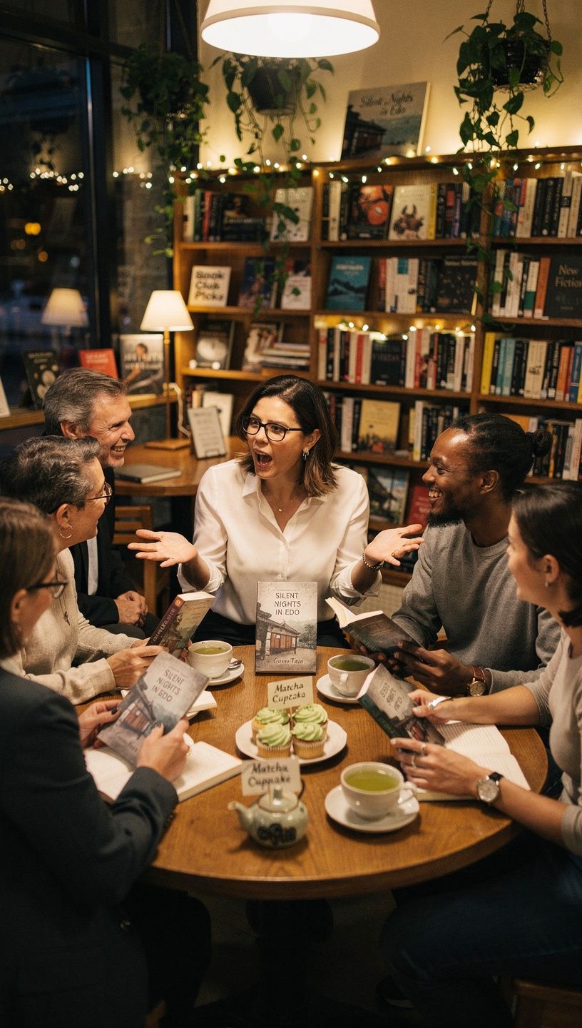 店内の静かな読書スペース、落ち着いた雰囲気